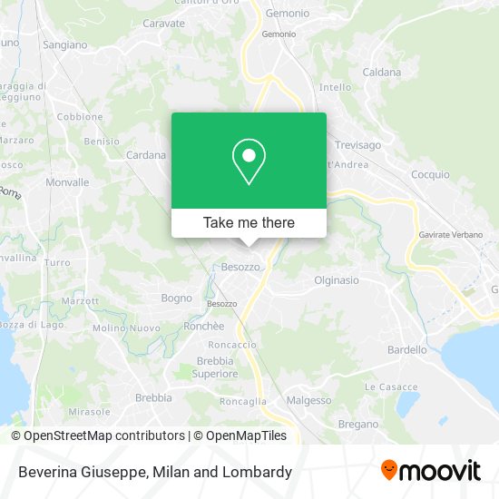Beverina Giuseppe map