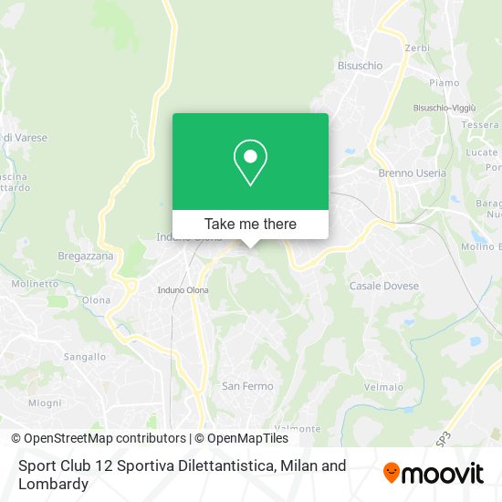 Sport Club 12 Sportiva Dilettantistica map