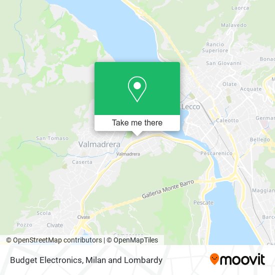 Budget Electronics map