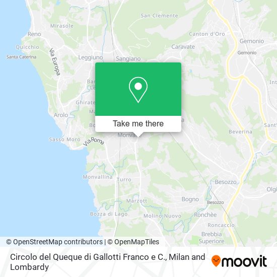Circolo del Queque di Gallotti Franco e C. map