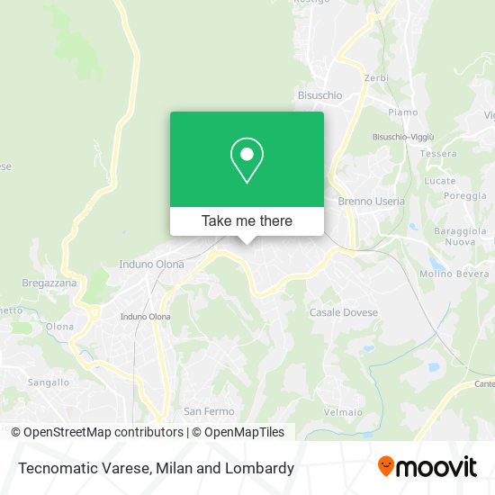 Tecnomatic Varese map
