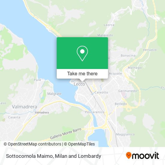Sottocornola Maimo map