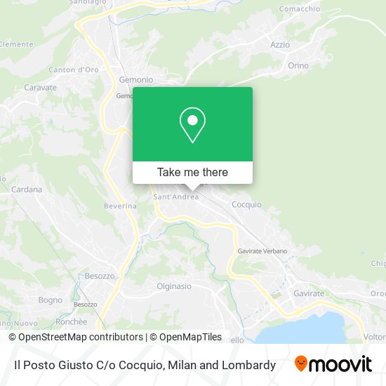 Il Posto Giusto C/o Cocquio map