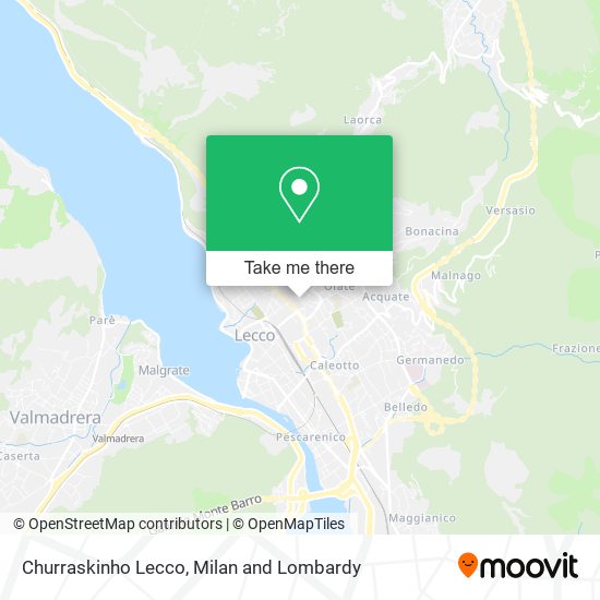 Churraskinho Lecco map