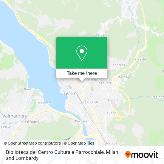 Biblioteca del Centro Culturale Parrocchiale map