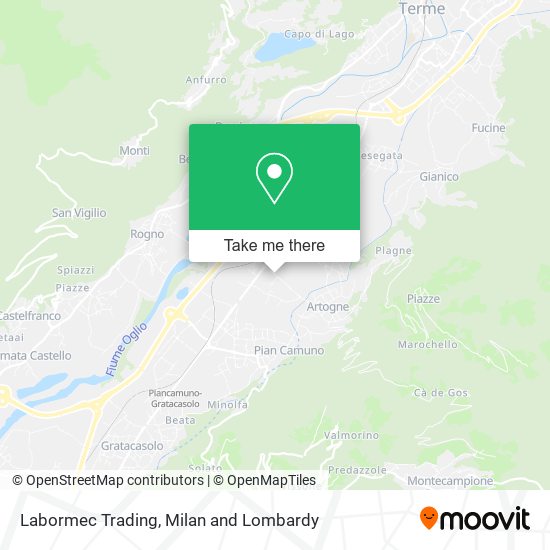 Labormec Trading map