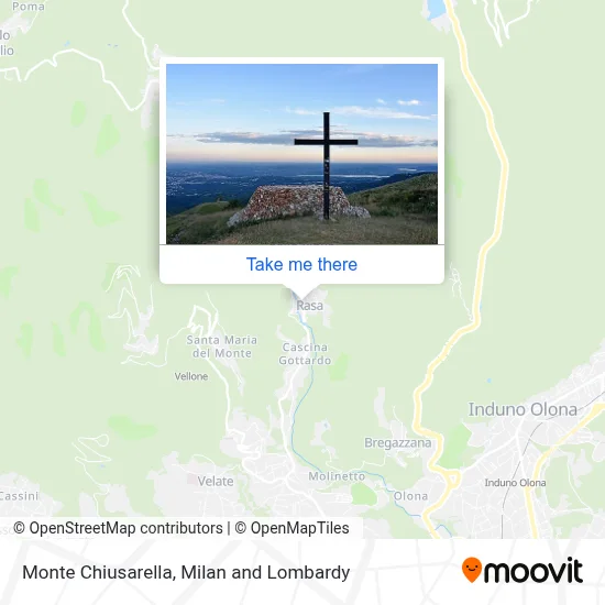 Monte Chiusarella map