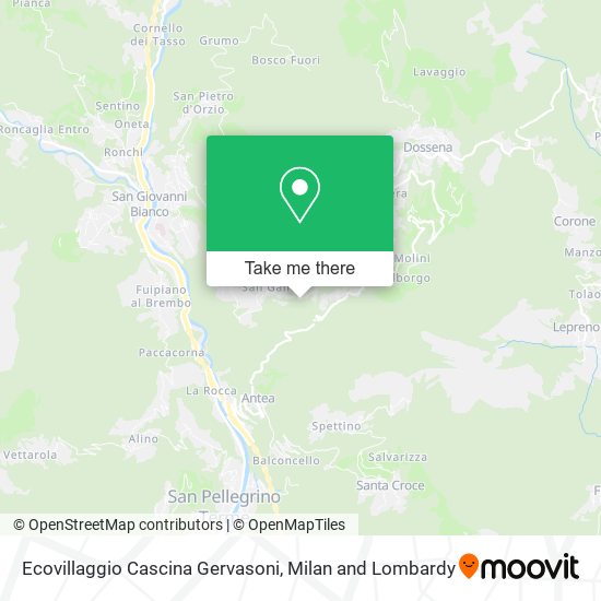 Ecovillaggio Cascina Gervasoni map