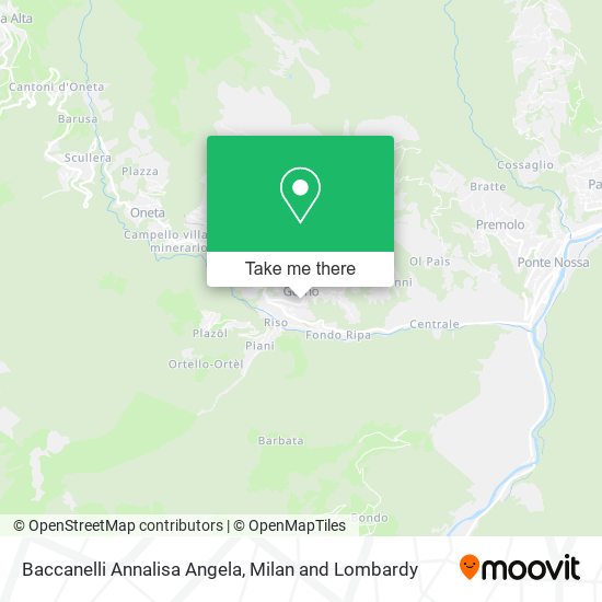 Baccanelli Annalisa Angela map