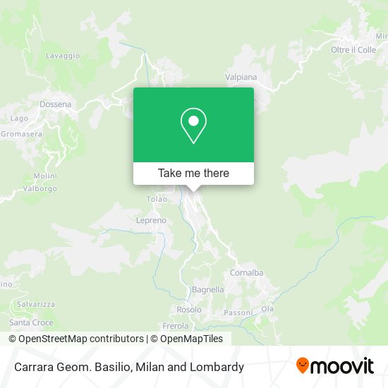Carrara Geom. Basilio map
