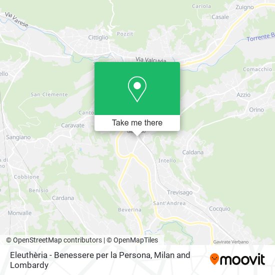 Eleuthèria - Benessere per la Persona map