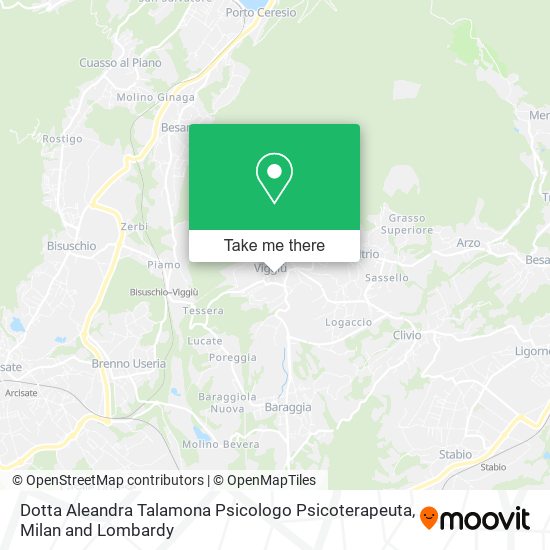 Dotta Aleandra Talamona Psicologo Psicoterapeuta map