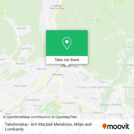 Taketomikai - Arti Marziali Mendrisio map