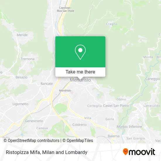 Ristopizza Mifa map