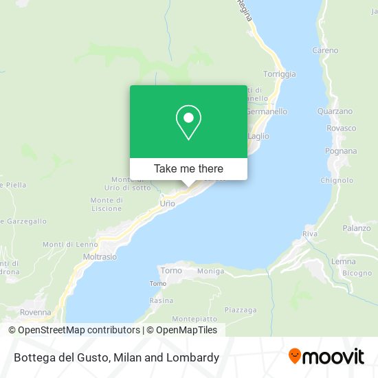 Bottega del Gusto map