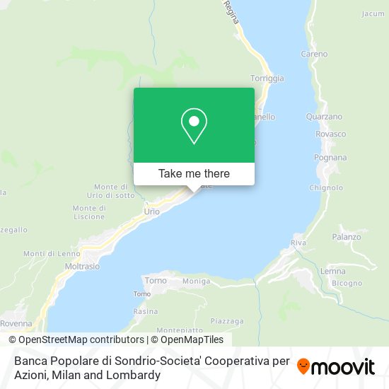 Banca Popolare di Sondrio-Societa' Cooperativa per Azioni map