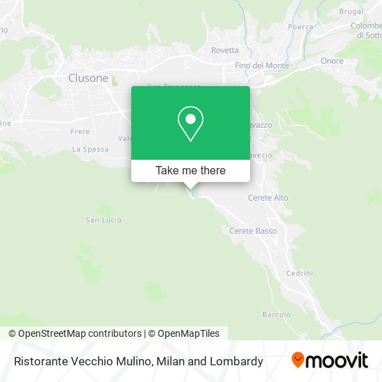 Ristorante Vecchio Mulino map