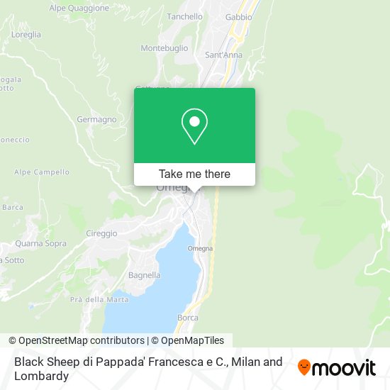 Black Sheep di Pappada' Francesca e C. map