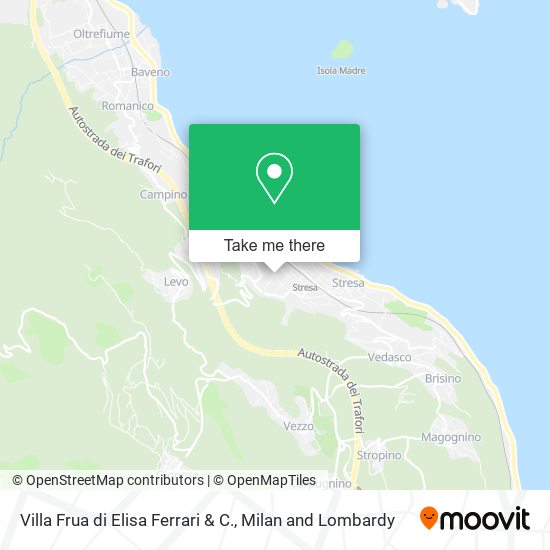 Villa Frua di Elisa Ferrari & C. map