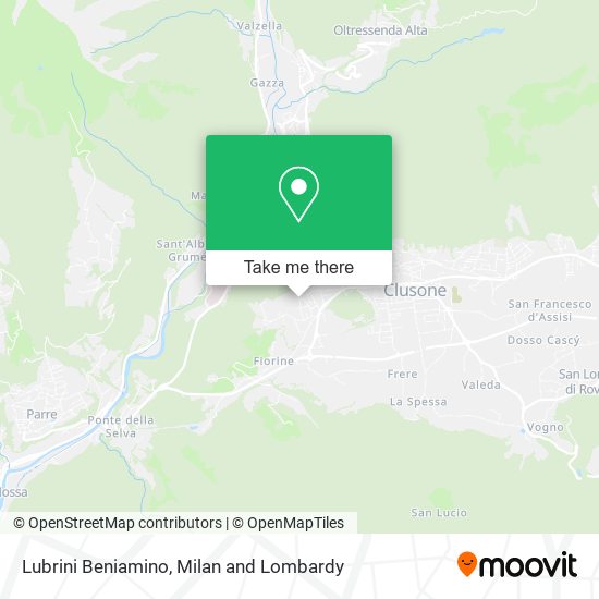 Lubrini Beniamino map