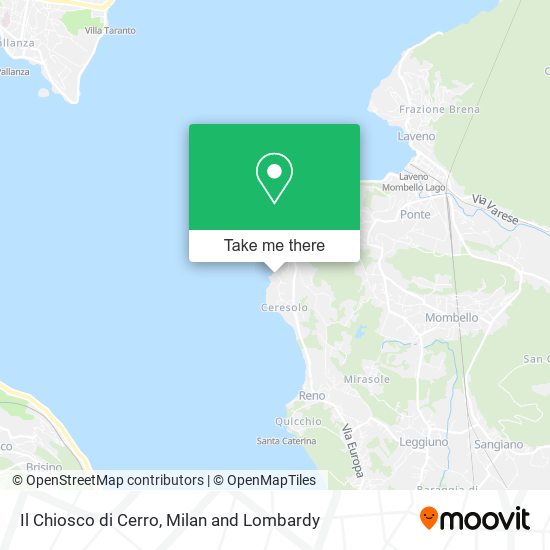 Il Chiosco di Cerro map