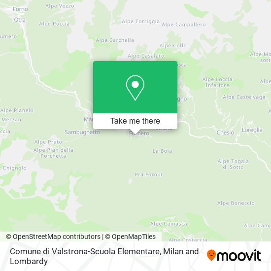 Comune di Valstrona-Scuola Elementare map