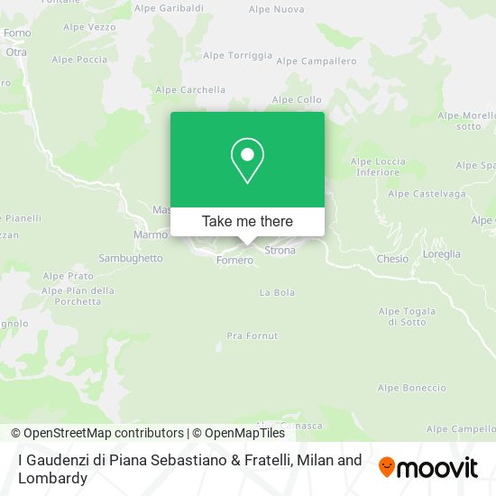 I Gaudenzi di Piana Sebastiano & Fratelli map