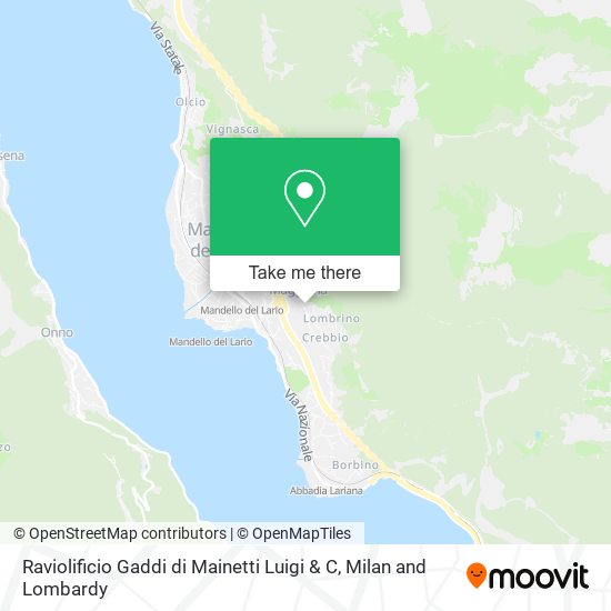 Raviolificio Gaddi di Mainetti Luigi & C map