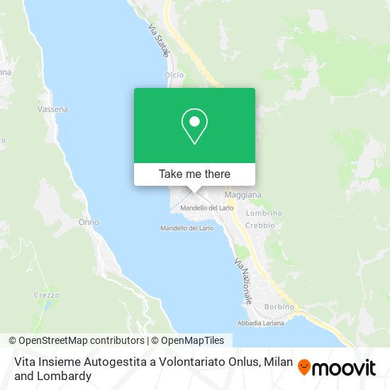 Vita Insieme Autogestita a Volontariato Onlus map