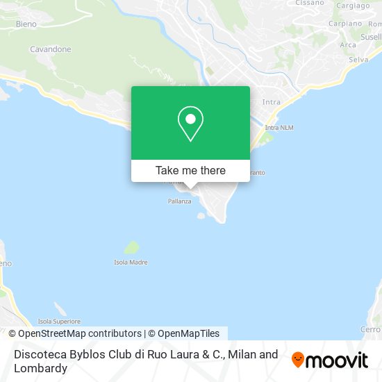 Discoteca Byblos Club di Ruo Laura & C. map