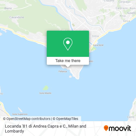 Locanda '81 di Andrea Capra e C. map
