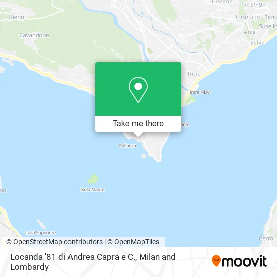 Locanda '81 di Andrea Capra e C. map