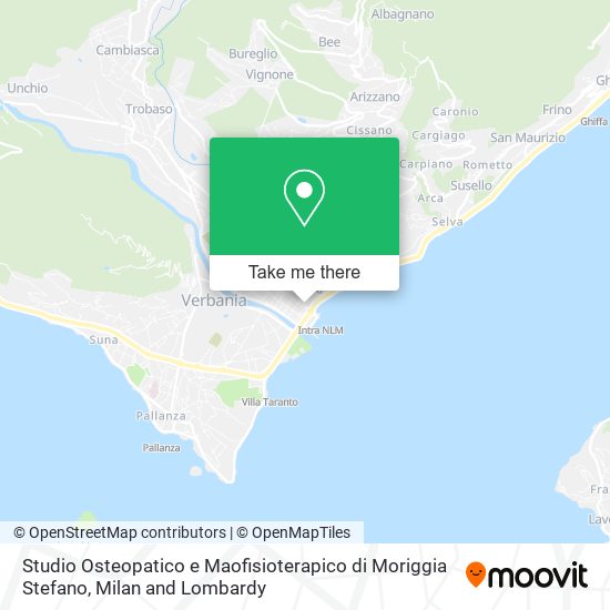 Studio Osteopatico e Maofisioterapico di Moriggia Stefano map