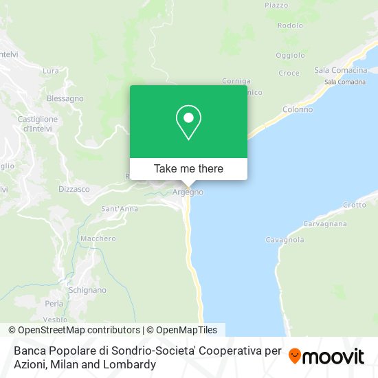 Banca Popolare di Sondrio-Societa' Cooperativa per Azioni map