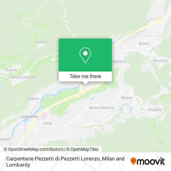 Carpenterie Pezzetti di Pezzetti Lorenzo map