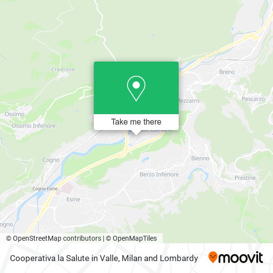 Cooperativa la Salute in Valle map