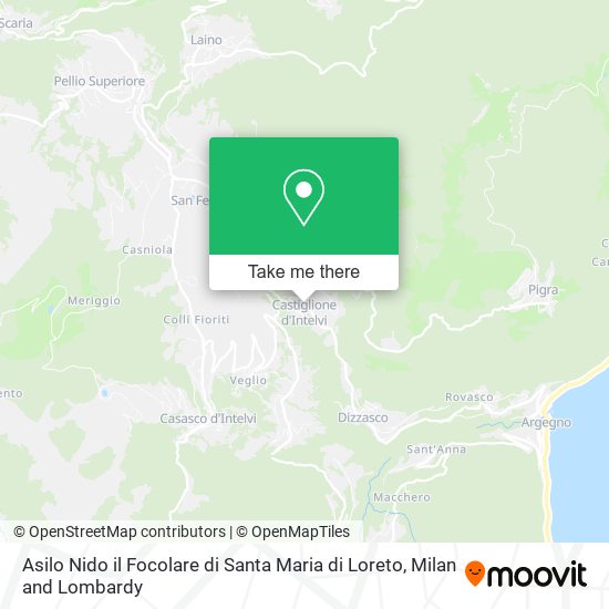 Asilo Nido il Focolare di Santa Maria di Loreto map