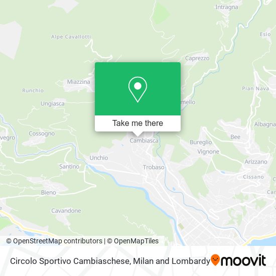 Circolo Sportivo Cambiaschese map