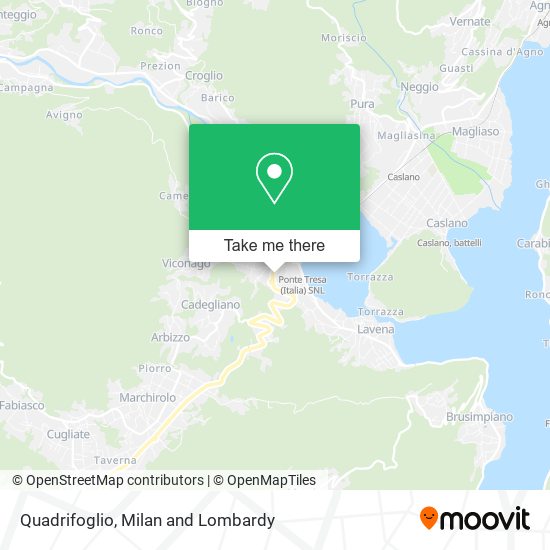 Quadrifoglio map