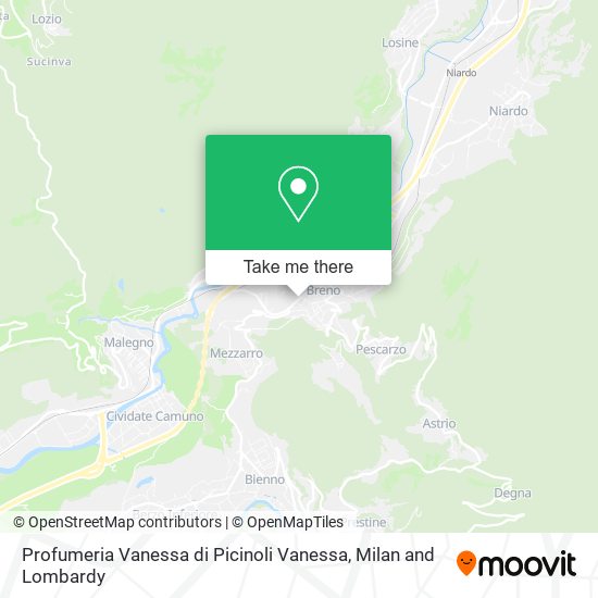 Profumeria Vanessa di Picinoli Vanessa map