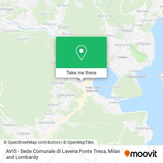 AVIS - Sede Comunale di Lavena Ponte Tresa map