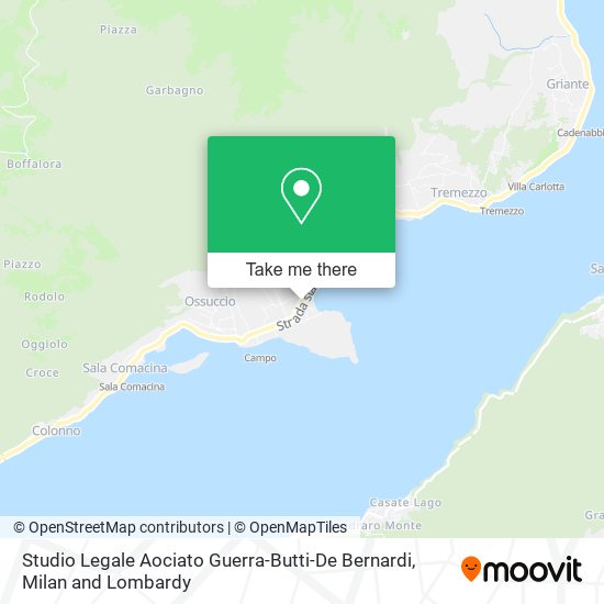 Studio Legale Aociato Guerra-Butti-De Bernardi map