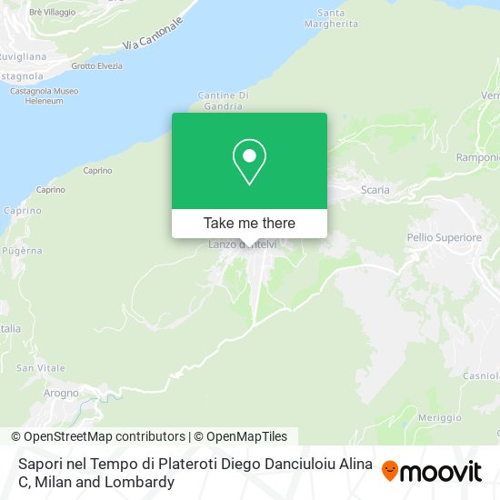 Sapori nel Tempo di Plateroti Diego Danciuloiu Alina C map