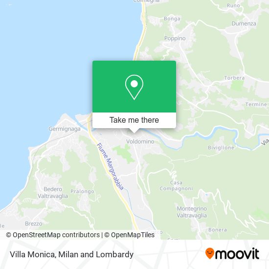 Villa Monica map