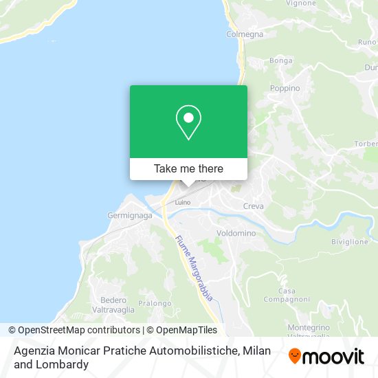 Agenzia Monicar Pratiche Automobilistiche map