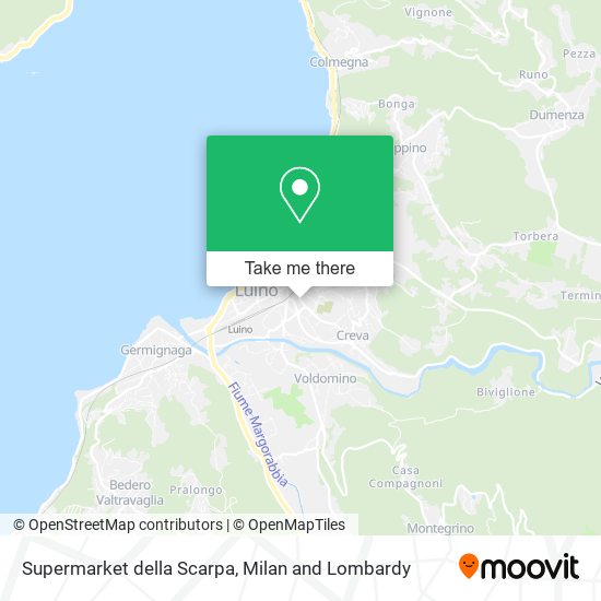 Supermarket della Scarpa map