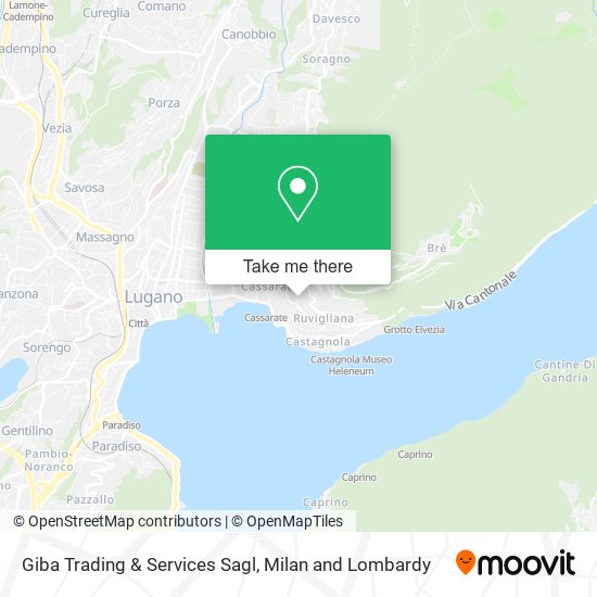Giba Trading & Services Sagl map