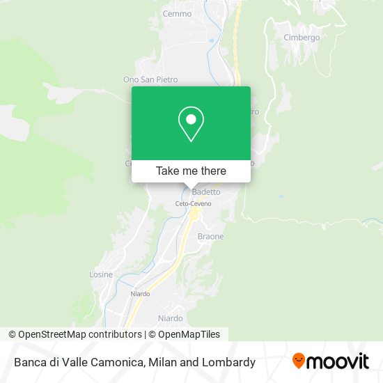 Banca di Valle Camonica map