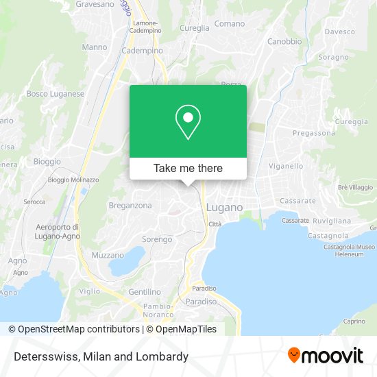 Detersswiss map