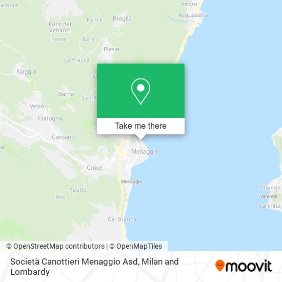 Società Canottieri Menaggio Asd map